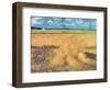 Wheatfield with Sheaves, 1888-Vincent van Gogh-Framed Giclee Print