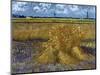 Wheatfield with Sheaves, c.1888-Vincent van Gogh-Mounted Giclee Print