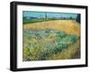 Wheatfield-Vincent van Gogh-Framed Giclee Print