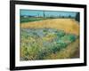 Wheatfield-Vincent van Gogh-Framed Giclee Print