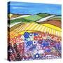 Wheatfields in Scotland-Caroline Duncan-Stretched Canvas