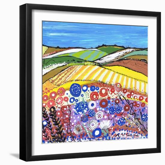 Wheatfields in Scotland-Caroline Duncan-Framed Giclee Print