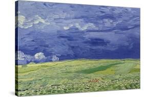 Wheatfields under Thunderclouds, 1890-Vincent van Gogh-Stretched Canvas