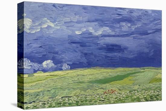 Wheatfields under Thunderclouds, 1890-Vincent van Gogh-Stretched Canvas