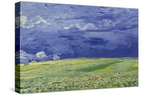 Wheatfields under Thunderclouds, 1890-Vincent van Gogh-Stretched Canvas