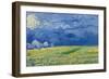 Wheatfields under Thunderclouds, 1890-Vincent van Gogh-Framed Premium Giclee Print