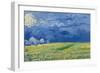 Wheatfields under Thunderclouds, 1890-Vincent van Gogh-Framed Premium Giclee Print