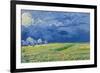 Wheatfields under Thunderclouds, 1890-Vincent van Gogh-Framed Giclee Print