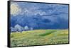 Wheatfields under Thunderclouds, 1890-Vincent van Gogh-Framed Stretched Canvas