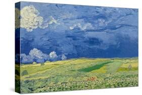 Wheatfields under Thunderclouds, 1890-Vincent van Gogh-Stretched Canvas