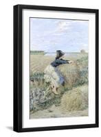 Wheatgrass in Tombolo, 1894-Niccolo Cannicci-Framed Giclee Print