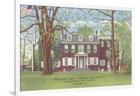 Wheatland, President Buchanan's Home, Lancaster, Pennsylvania-null-Framed Art Print