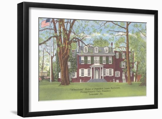 Wheatland, President Buchanan's Home, Lancaster, Pennsylvania-null-Framed Art Print