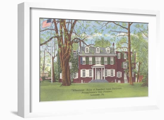 Wheatland, President Buchanan's Home, Lancaster, Pennsylvania-null-Framed Art Print