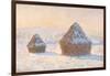 Wheatstacks, 1891-Claude Monet-Framed Giclee Print