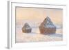 Wheatstacks, 1891-Claude Monet-Framed Giclee Print