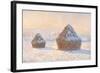 Wheatstacks, 1891-Claude Monet-Framed Giclee Print