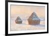 Wheatstacks, 1891-Claude Monet-Framed Giclee Print