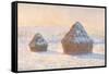 Wheatstacks, 1891-Claude Monet-Framed Stretched Canvas