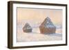 Wheatstacks, 1891-Claude Monet-Framed Giclee Print