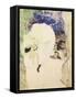 Wheel, Dancer on Stage-Henri de Toulouse-Lautrec-Framed Stretched Canvas