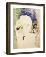 Wheel, Dancer on Stage-Henri de Toulouse-Lautrec-Framed Giclee Print