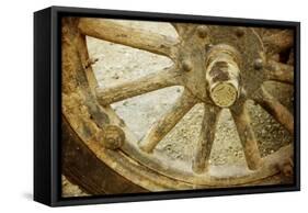 Wheel, Ford Model TT-Jessica Rogers-Framed Stretched Canvas