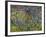 Wheel Gate and Fence with Blue Bonnets, Indian Paint Brush and Phlox, Near Devine, Texas, USA-Darrell Gulin-Framed Photographic Print