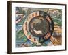 Wheel of Life Showing Rooster, Snake and Pig, Kopan Monastery, Kathmandu-Godong-Framed Photographic Print