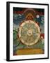 Wheel of Life, Tibetan Art, China-Doug Traverso-Framed Photographic Print