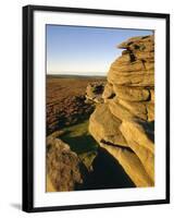 Wheel Stones, Derwent Edge, Peak District National Park, Derbyshire, England-Neale Clarke-Framed Photographic Print