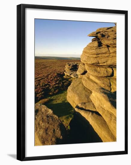 Wheel Stones, Derwent Edge, Peak District National Park, Derbyshire, England-Neale Clarke-Framed Photographic Print