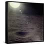 Wheel Tracks on the Surface of the Moon-null-Framed Stretched Canvas