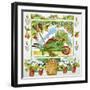 Wheelbarrow - Garden Surround, 2012-Jennifer Abbott-Framed Giclee Print