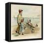 Wheelbarrow Ride-null-Framed Stretched Canvas