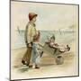 Wheelbarrow Ride-null-Mounted Art Print