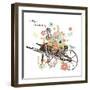 Wheelbarrow-Erin Clark-Framed Giclee Print