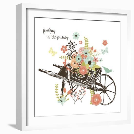 Wheelbarrow-Erin Clark-Framed Giclee Print