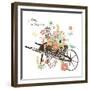 Wheelbarrow-Erin Clark-Framed Giclee Print