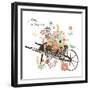 Wheelbarrow-Erin Clark-Framed Giclee Print