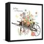 Wheelbarrow-Erin Clark-Framed Stretched Canvas