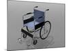Wheelchair Illustration-null-Mounted Art Print