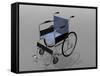 Wheelchair Illustration-null-Framed Stretched Canvas