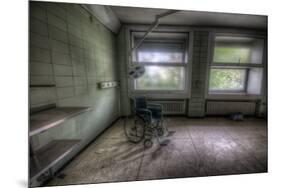 Wheelchair in Empty Room-Nathan Wright-Mounted Photographic Print