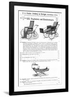 Wheelchairs-null-Framed Art Print