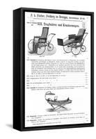 Wheelchairs-null-Framed Stretched Canvas