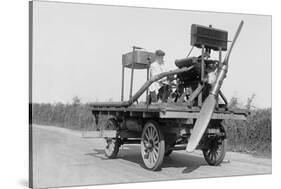 Wheeled Vehicle with Mounted Propeller-null-Stretched Canvas