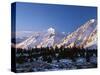 Wheeler Crest and Mt. Tom with View of Sierra Range Near Bishop, California, USA-Adam Jones-Stretched Canvas