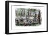 Wheeler's Confederate Cavalry Capturing a Supply Train Near Jasper, Tennessee, C1863-JFE Hillen-Framed Giclee Print