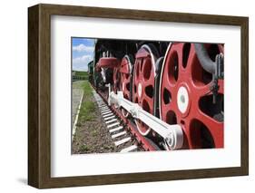 Wheels and Coupling Devices of A Big Locomotive-Sever180-Framed Photographic Print